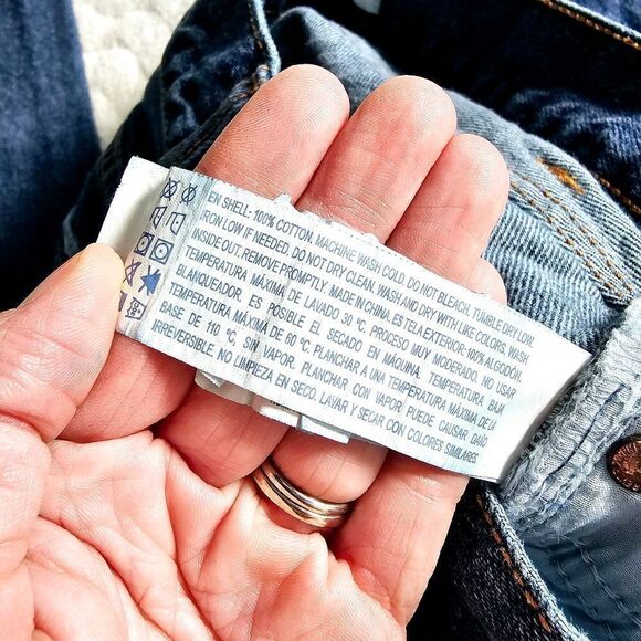 Forever 21 distressed boyfriend jeans button fly denim ripped - Picture 3 of 9